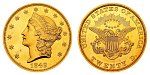 Coronet Head Gold $20 Double Eagle
