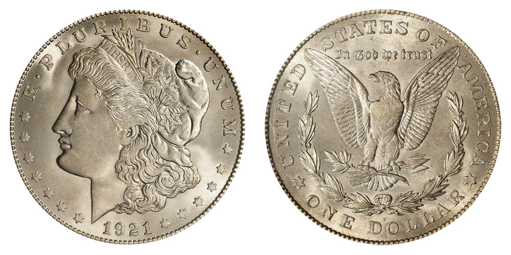 1921 D Morgan Silver Dollar Coin Value Prices, Photos & Info
