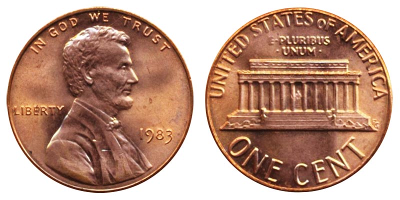 1 cent 1983-2008, USA - Coin value - uCoin.net