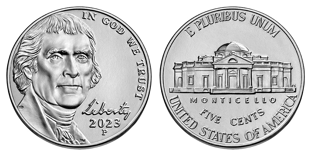 Nickel Coin Front And Back