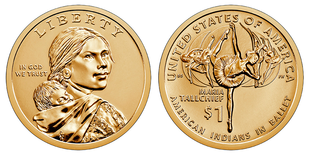 2023 P Native American Dollar Maria Tallchief and American Indians