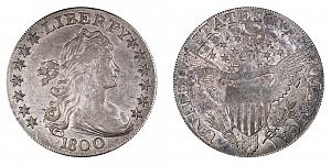 <b>1800 Draped Bust Silver Dollar: AMERICAI