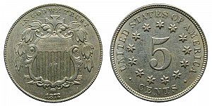 <b>1872 Shield Nickel