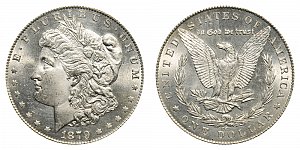 <b>1879-CC Morgan Silver Dollar: Clear CC