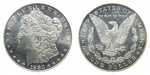 <b>1880-O Morgan Silver Dollar: 80 Over 79