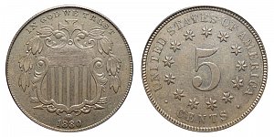 <b>1880 Shield Nickel