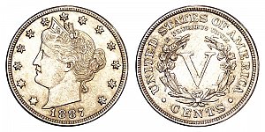 <b>1887 Liberty Nickel