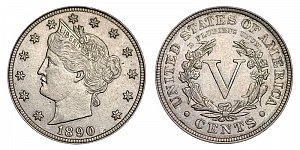 <b>1890 Liberty Nickel