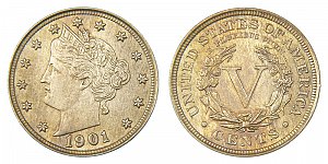 <b>1901 Liberty Nickel