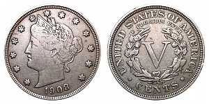 <b>1908 Liberty Nickel