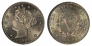 <b>1909 Liberty Nickel