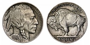 <b>1914-D Buffalo Nickel