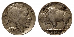 <b>1916-D Buffalo Nickel