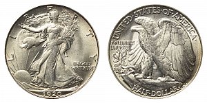 <b>1920-D Walking Liberty Half Dollar