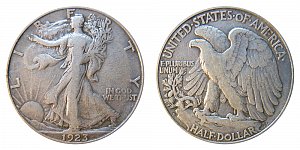 <b>1923-S Walking Liberty Half Dollar