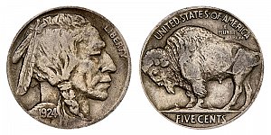 <b>1924 Buffalo Nickel
