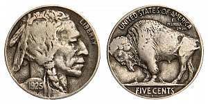 <b>1925-D Buffalo Nickel