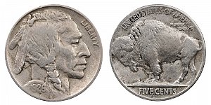 <b>1926-D Buffalo Nickel