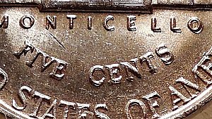 <b>1945-P Jefferson Nickel: Doubled Die Reverse
