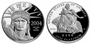 2004 American Platinum Eagle