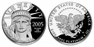 2005 American Platinum Eagle