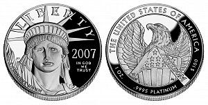 2007 American Platinum Eagle
