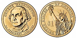 2007 George Washington Presidential Dollar Coin