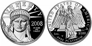 2008 American Platinum Eagle