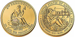 2008 Martin Van Buren's Liberty First Spouse Gold Coin