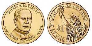 2013 William McKinley Presidential Dollar Coin