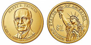 2015 Harry S. Truman Presidential Dollar Coin Design