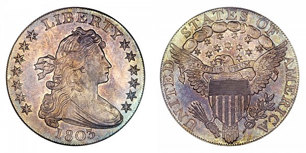 1803 Draped Bust Silver Dollar - Proof Restrike 