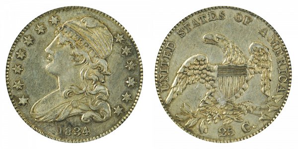 1834 Capped Bust Quarter 