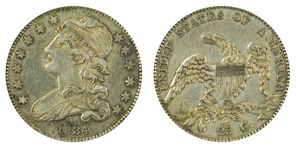 1834 Capped Bust Quarter