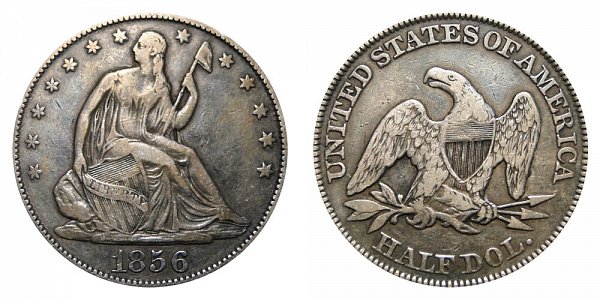 1856 Seated Liberty Half Dollar 