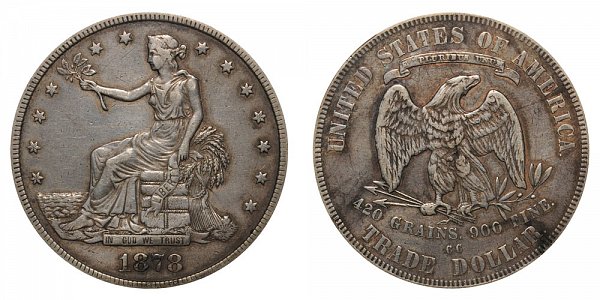 1878 CC Trade Silver Dollar