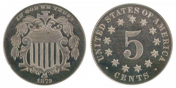 1879 Shield Nickel 