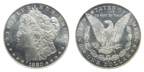1880/79 O Morgan Silver Dollar - 80 Over 79 Overdate 