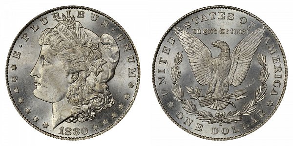 1880 O Morgan Silver Dollar - Normal Date