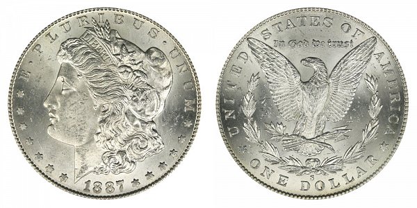 1887 S Morgan Silver Dollar