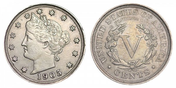 1905 Liberty Head V Nickel