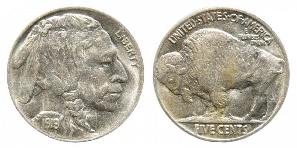 1919 Indian Head Buffalo Nickel