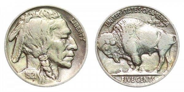 1921 Indian Head Buffalo Nickel