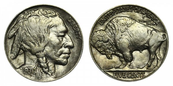 1930 Indian Head Buffalo Nickel