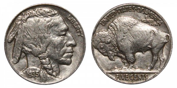 1935 Indian Head Buffalo Nickel