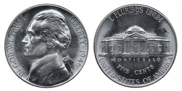 1946 S Jefferson Nickel 