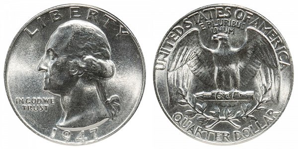 1947 Washington Silver Quarter
