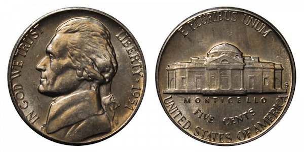 1951 S Jefferson Nickel