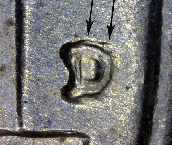 1955 D Over S D/S Jefferson Nickel 