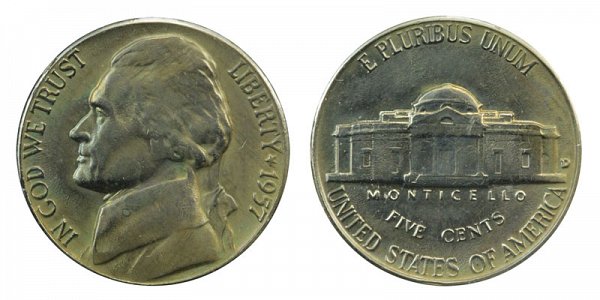 1957 D Jefferson Nickel